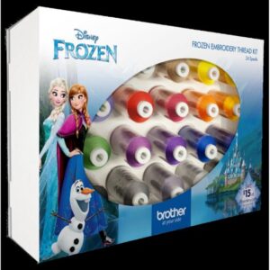 Frozen Embroidery Thread Kit: 24 Spools of Color