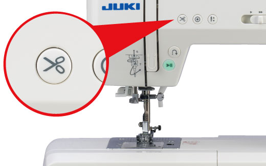 Push button sissors