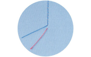 Upper and lower thread cutter feature.