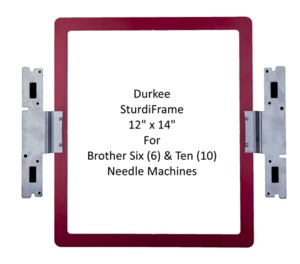 Durkee Hoop SASTURDY12X14 for 6 and 10 Needle Embroidery Machines